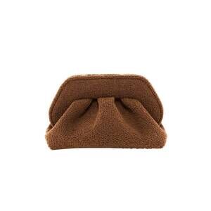 NEW THEMOIRÈ women's tia coral sponge bag in toffee